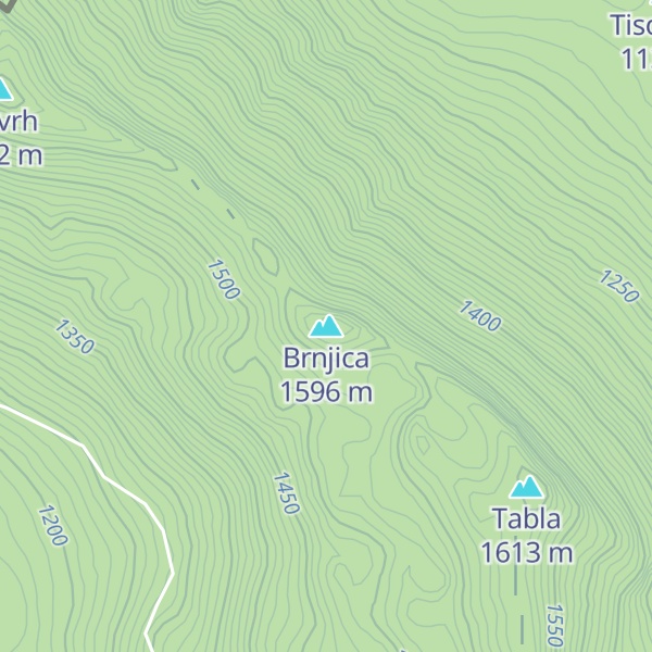 Map of Brnjica