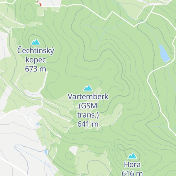 Map of Vartemberk (GSM trans.)