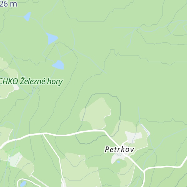Map of (Dolní rváčovský les) [Vysočina-Rváčov]