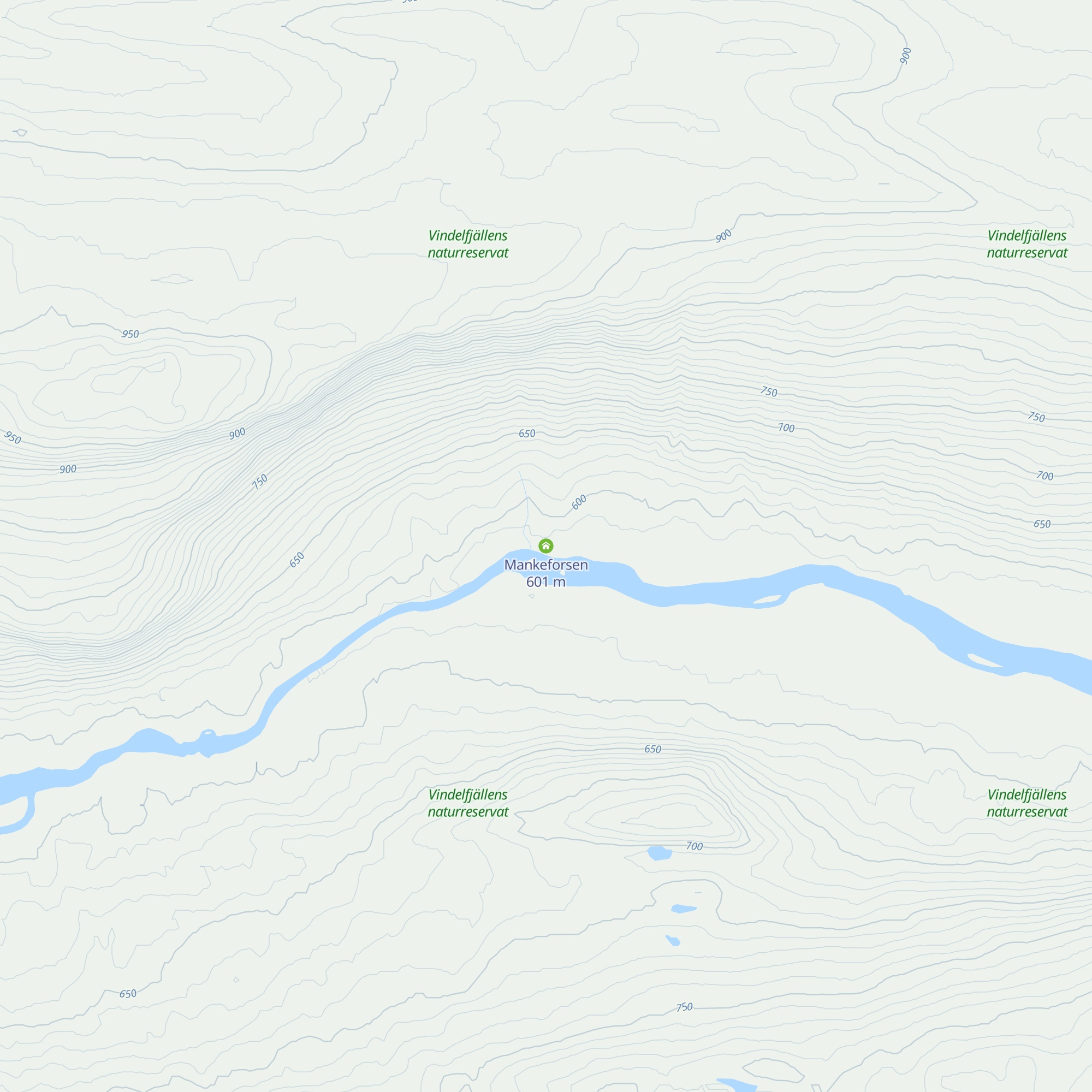 Mankeforsen map