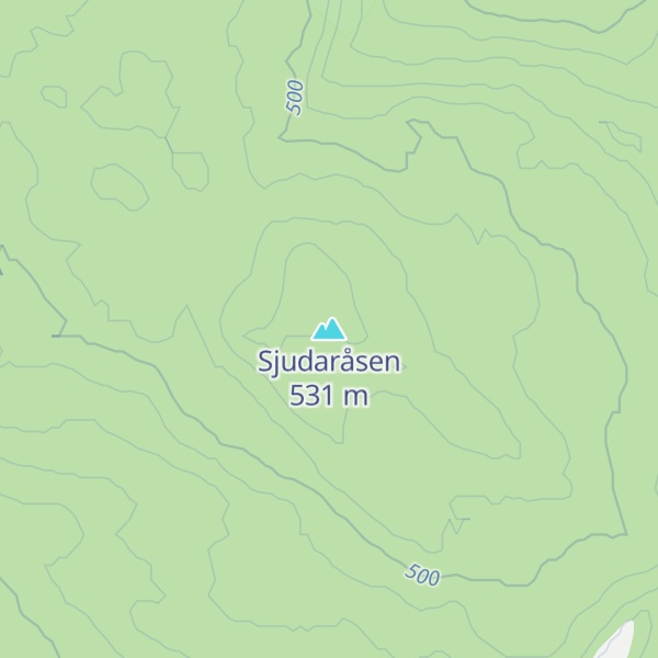 Map of Sjudaråsen