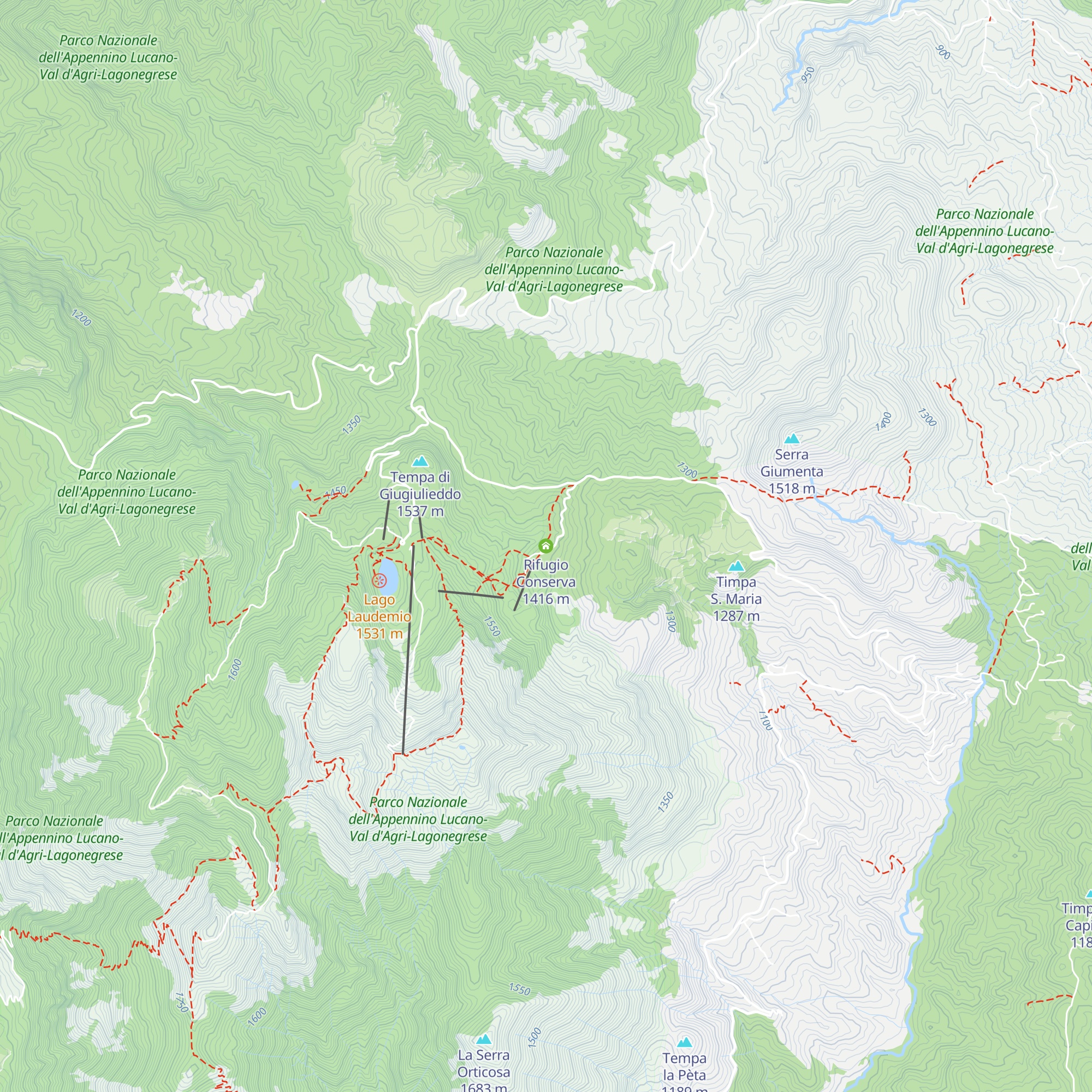 Rifugio Conserva map