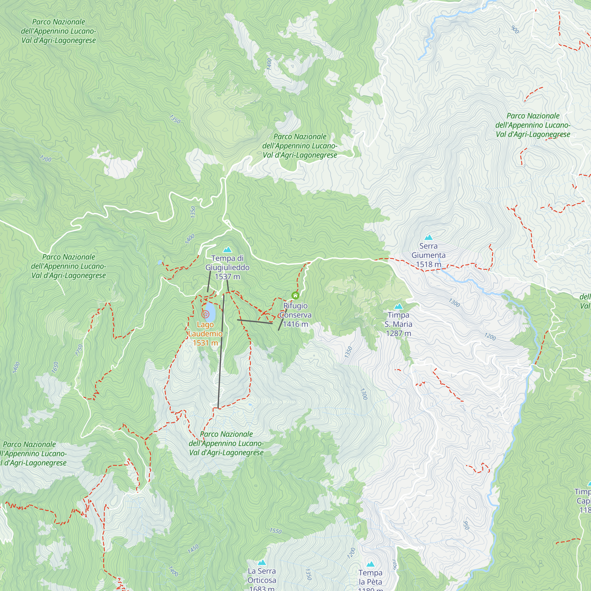 Rifugio Conserva map