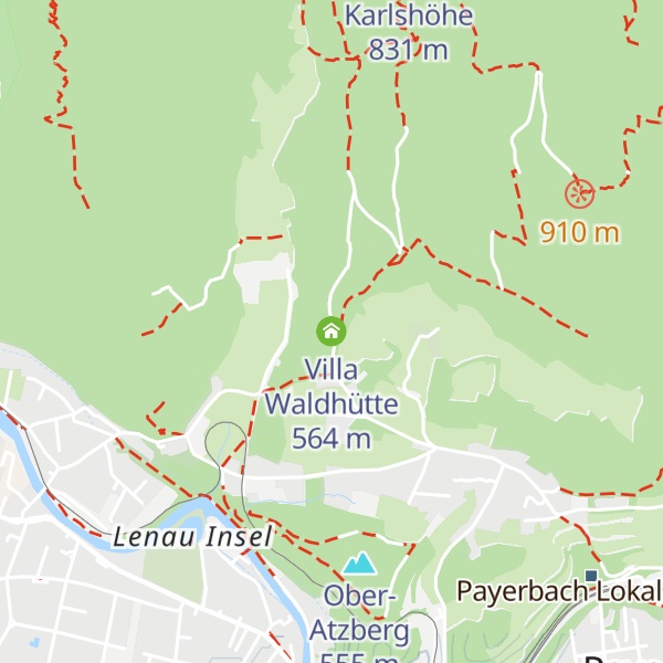 Map of Villa Waldhütte