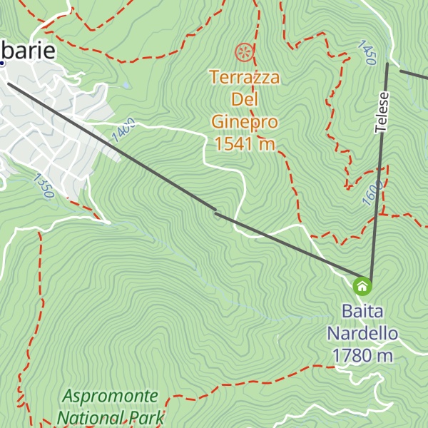 Map of Puntone Scirocco