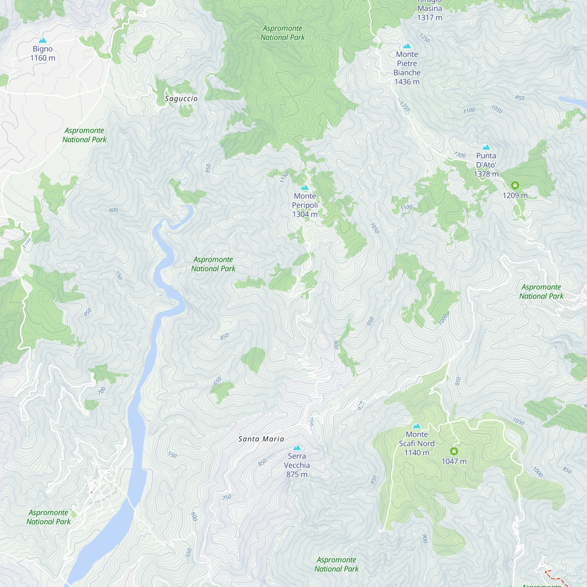 Rifugio Peripoli map