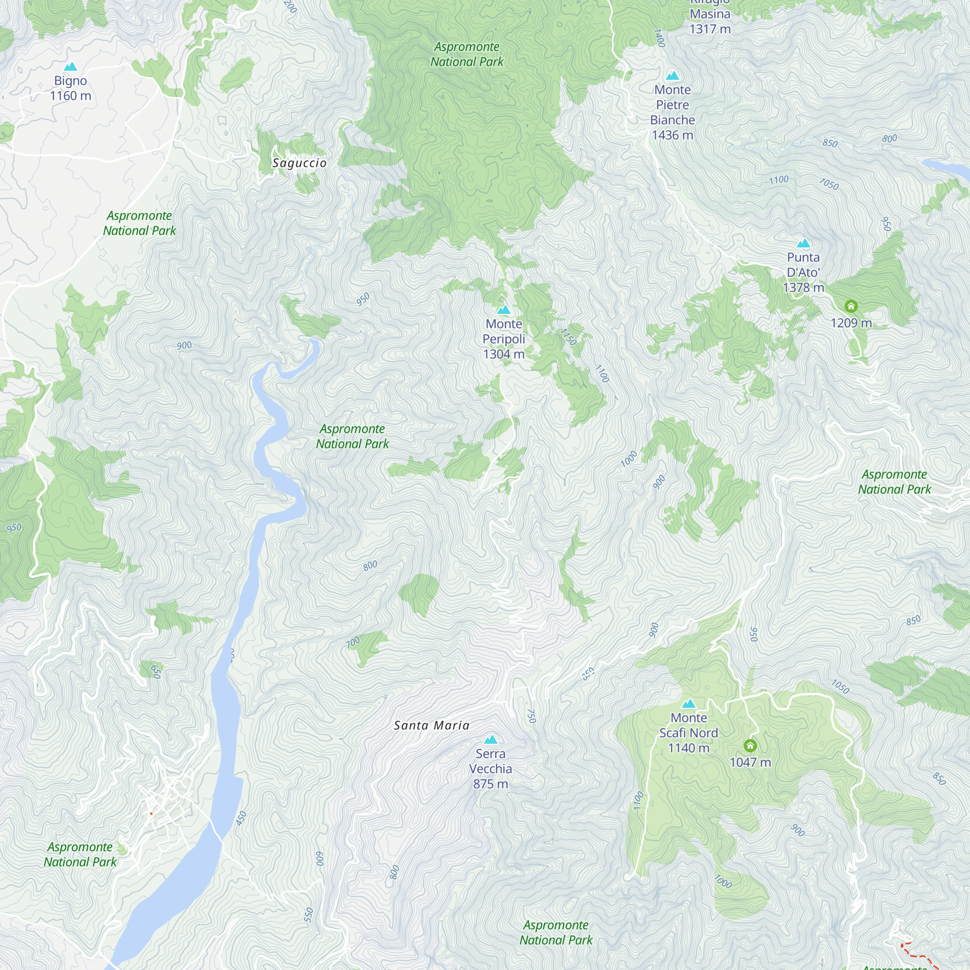 Rifugio Peripoli map