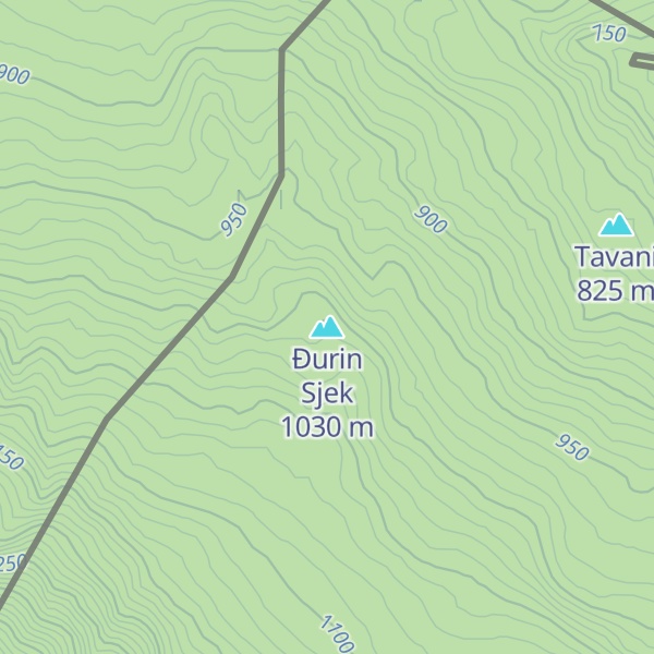 Map of Ðurin Sjek