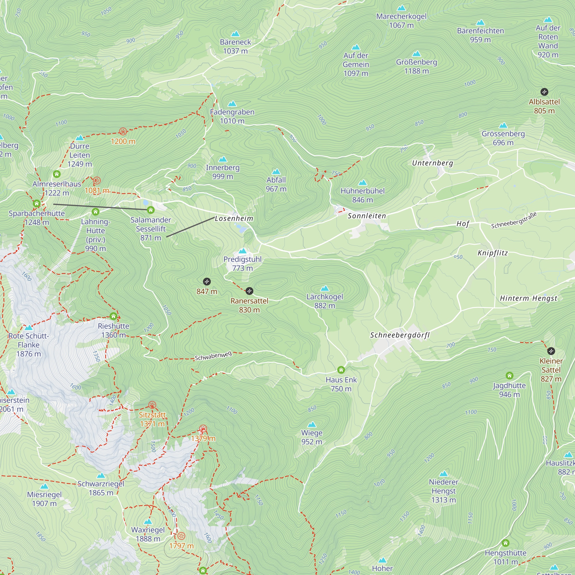 Holzknechthütte map