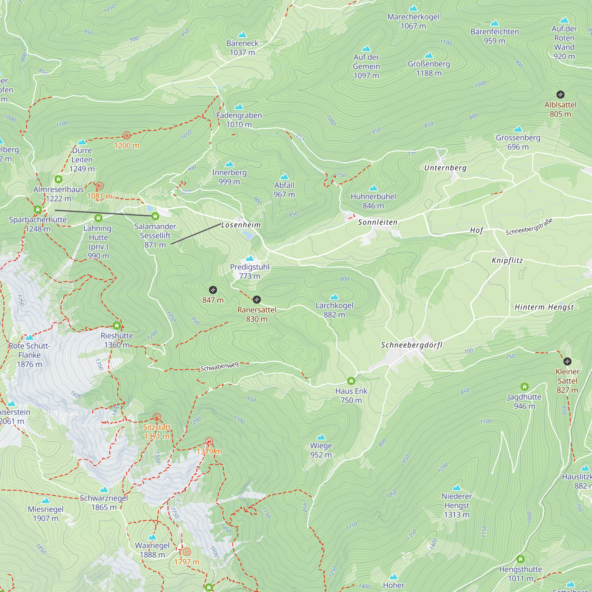 Holzknechthütte map