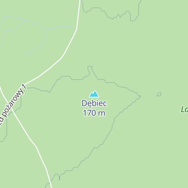 Map of Dębiec