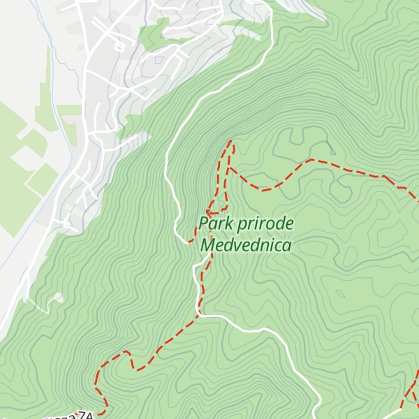 Map of Planinarska kuća Kameni Svati