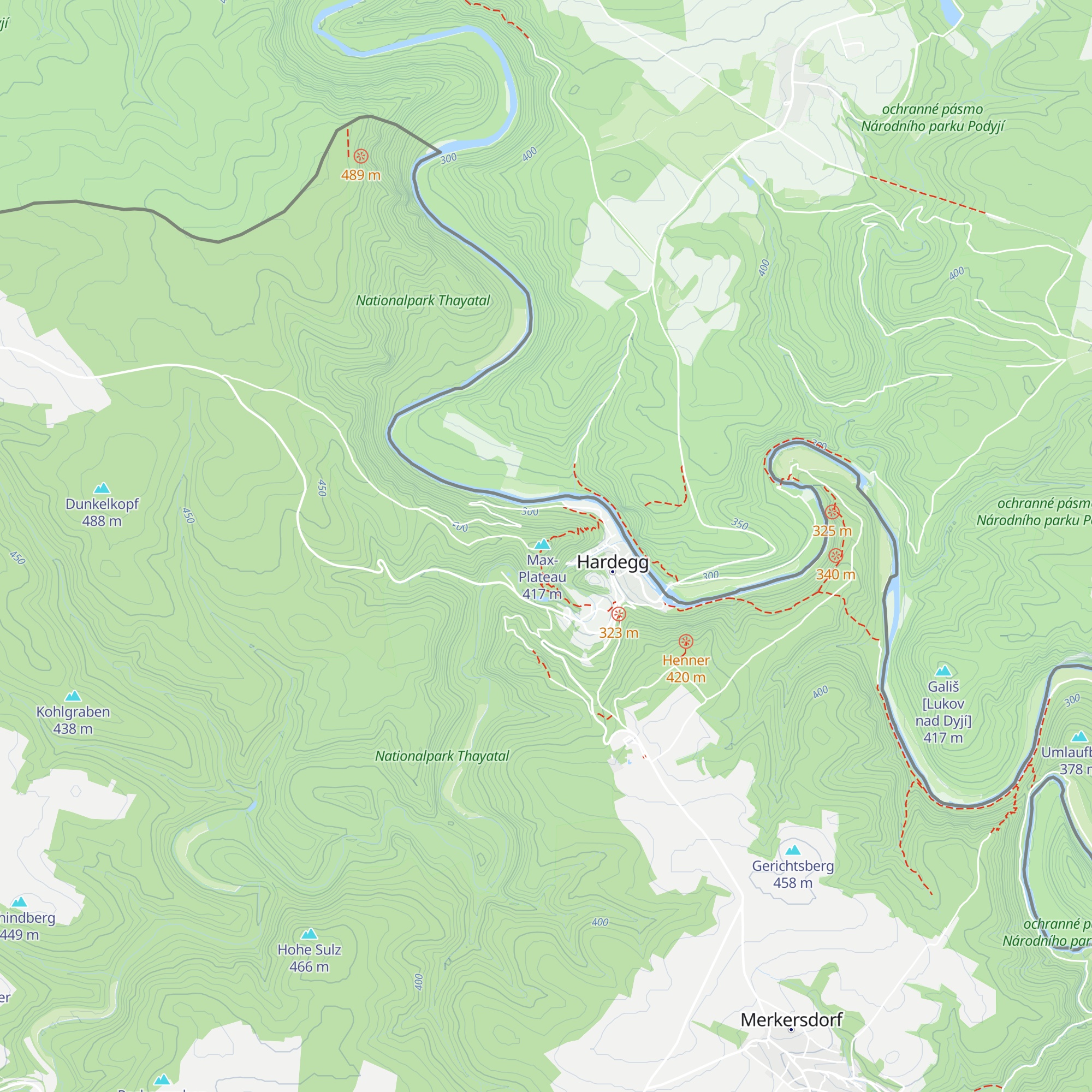Xandlhütte map