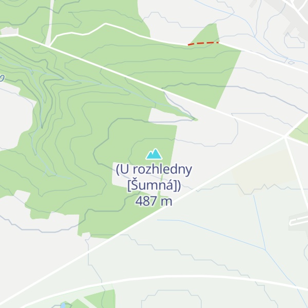 Map of (U rozhledny [Šumná])