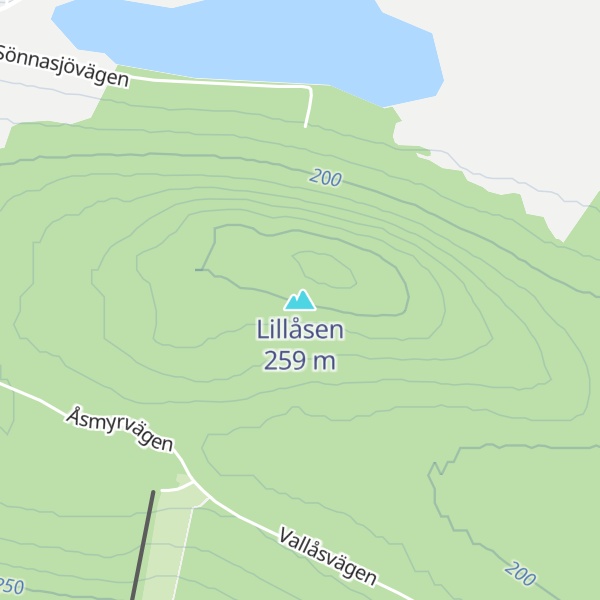 Map of Lillåsen