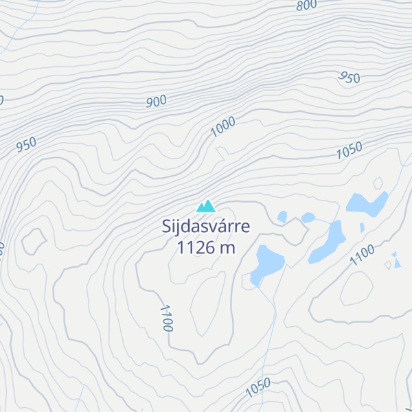 Map of Sijdasvárre
