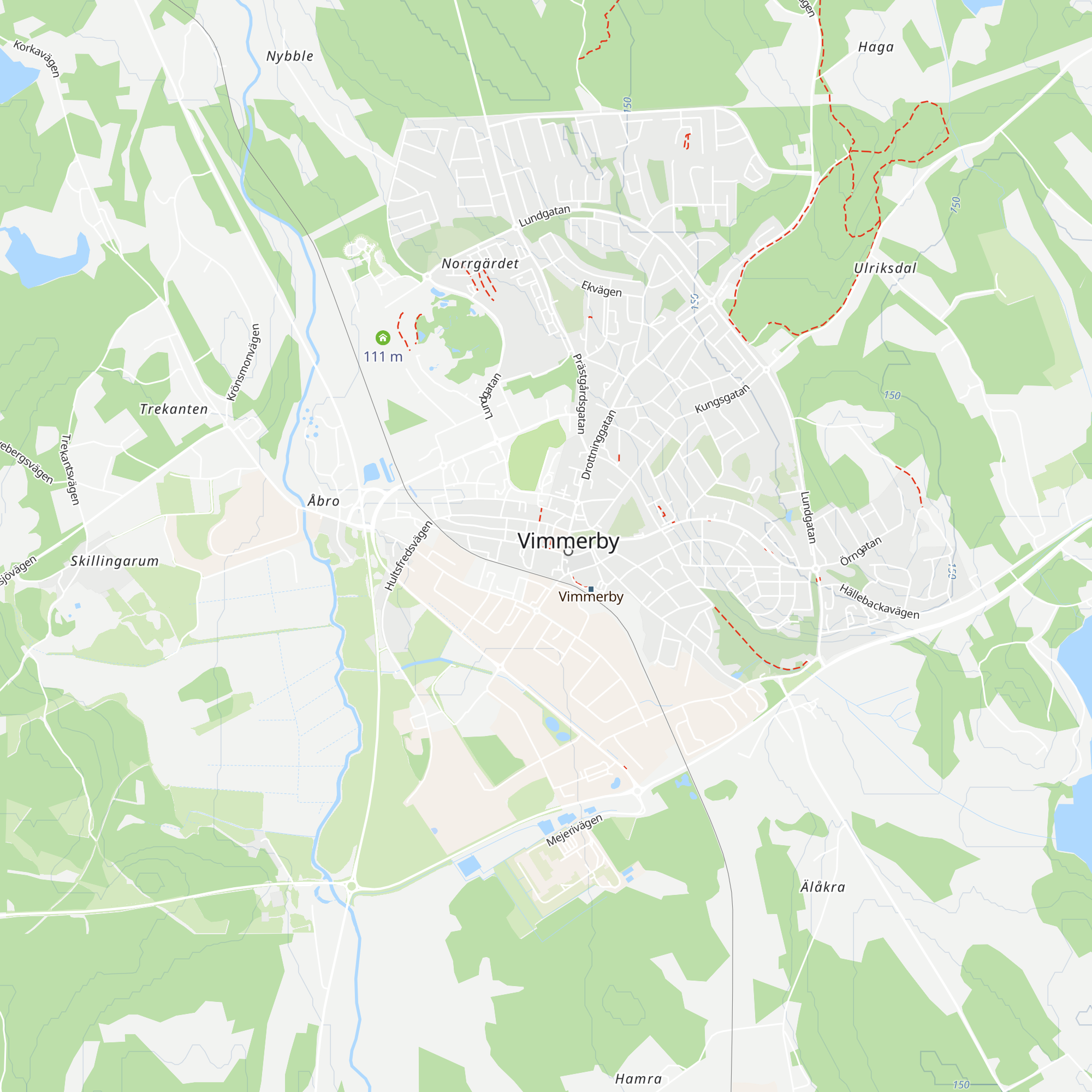 Vimmerby Turism & Näringsliv map