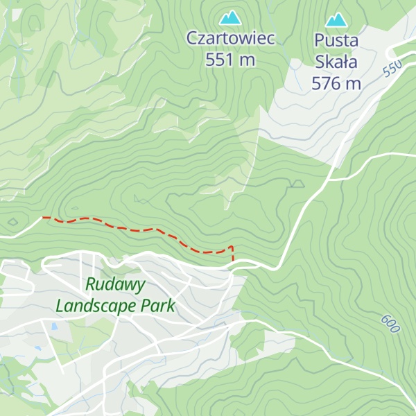 Map of Średnica