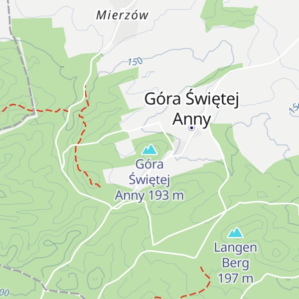 Map of Góra Świętej Anny