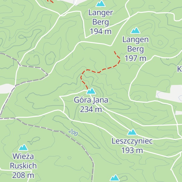 Map of Góra Jana