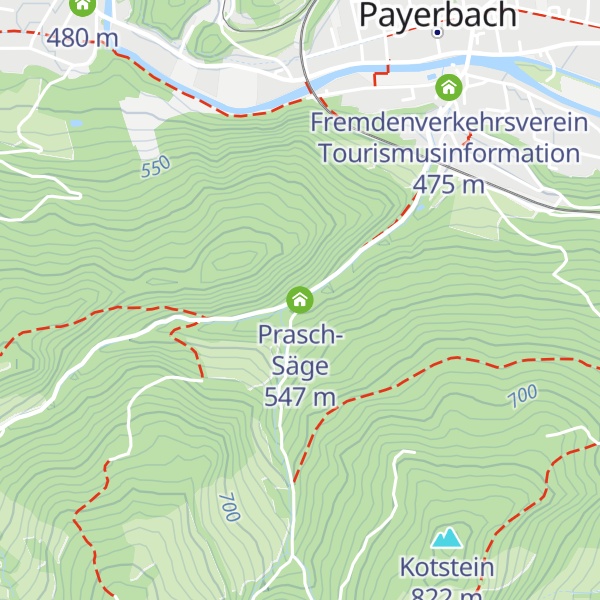 Map of Prasch-Säge