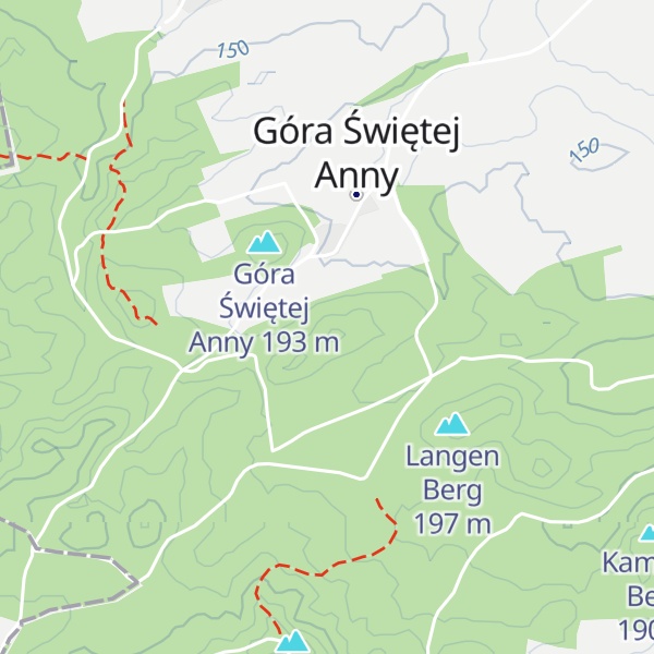 Map of Langer Berg