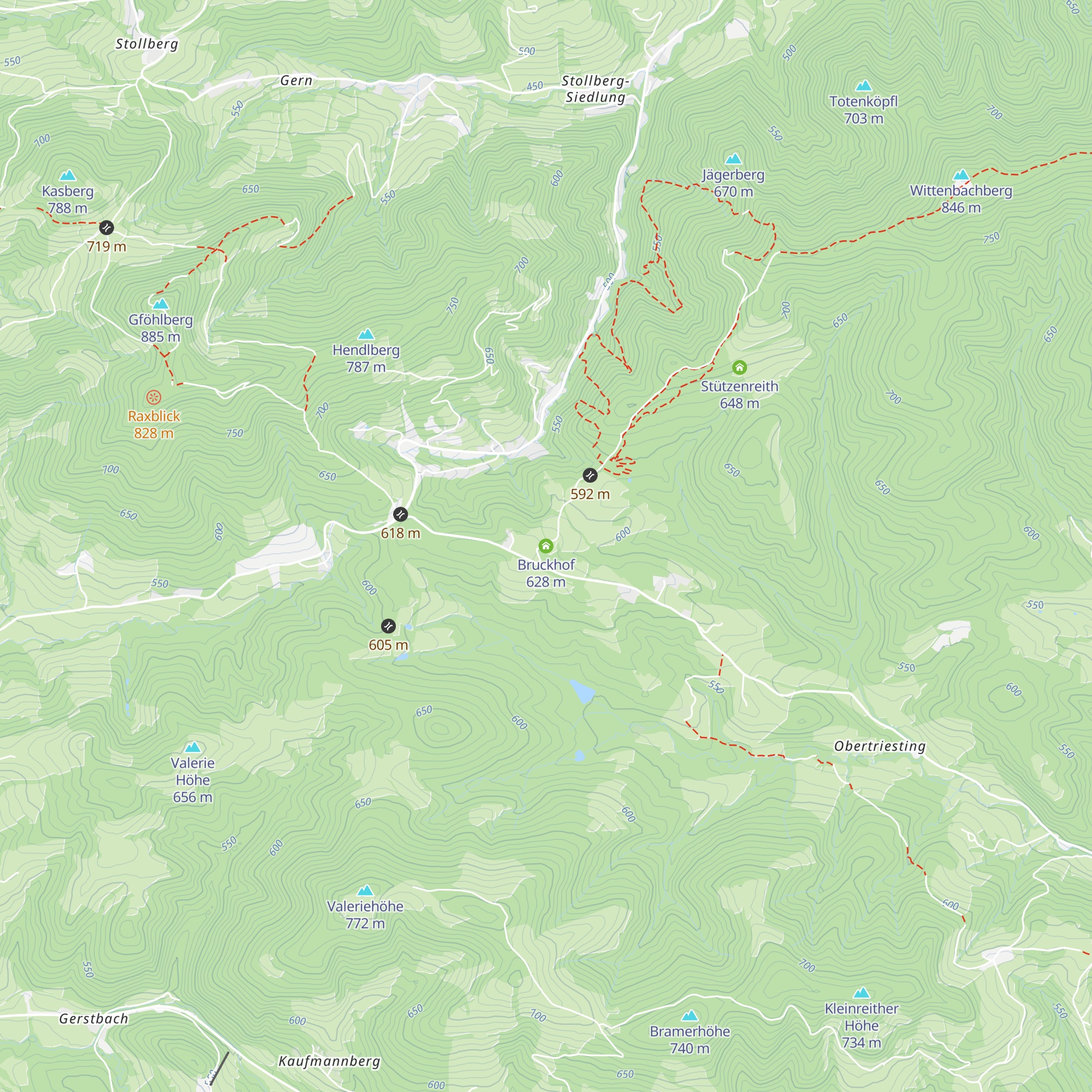 Bruckhof map