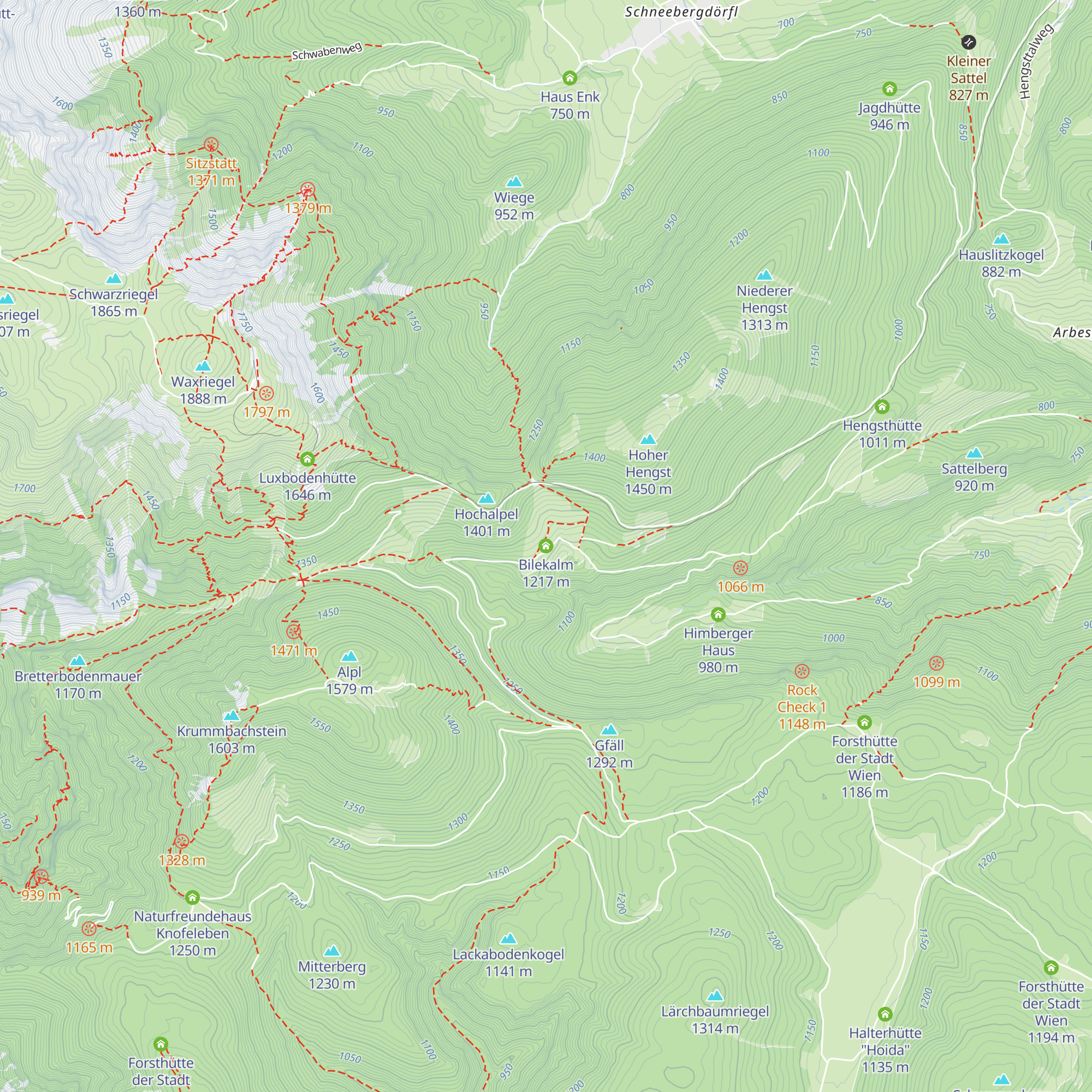 Bilekalm map