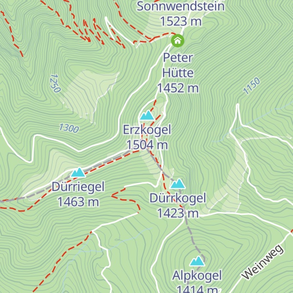 Map of Florianihütte
