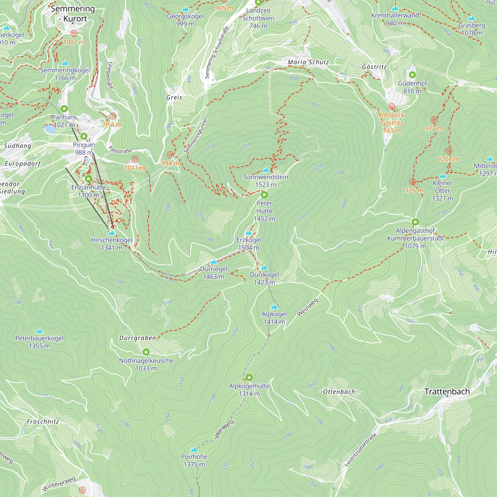 Florianihütte map