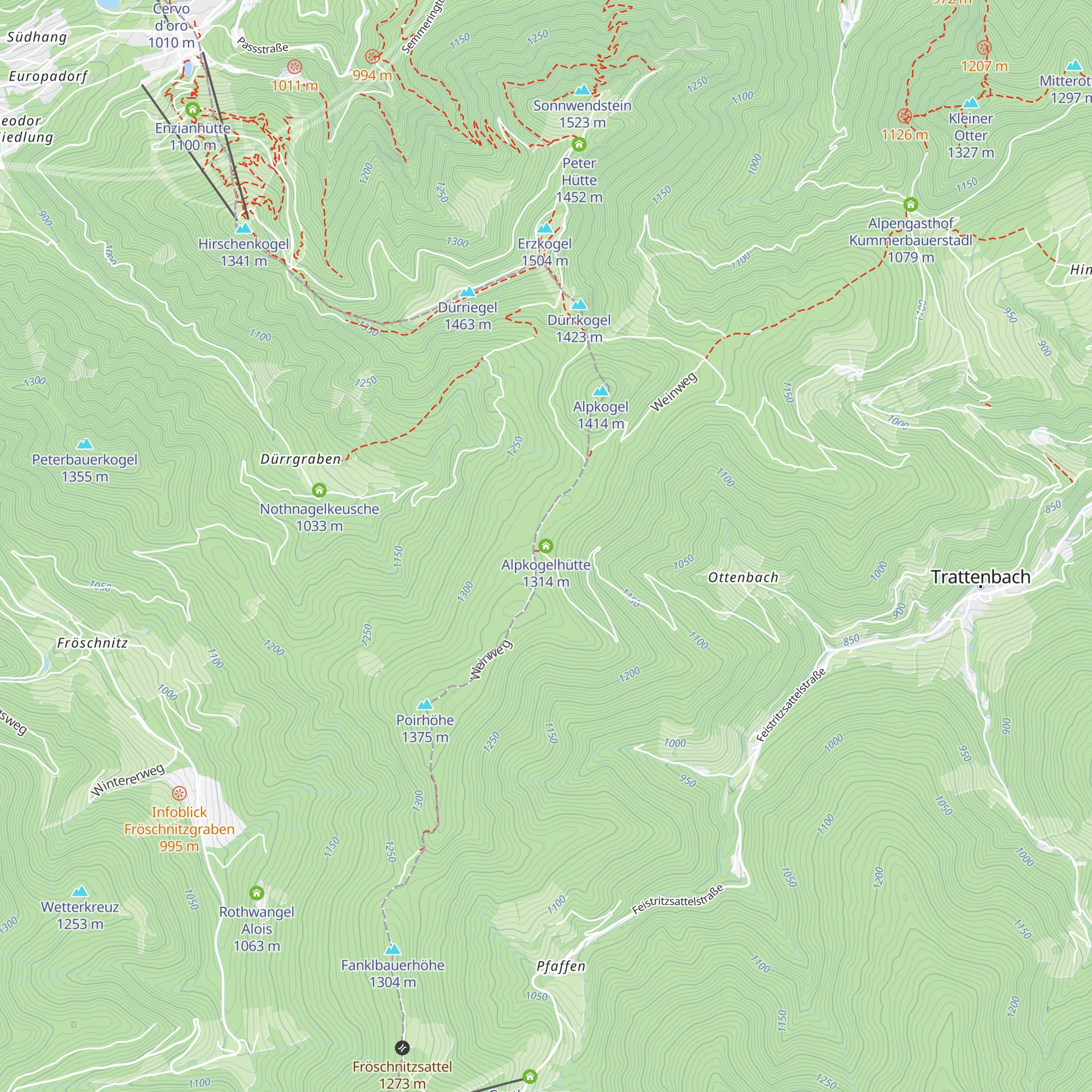 Alpkogelhütte map