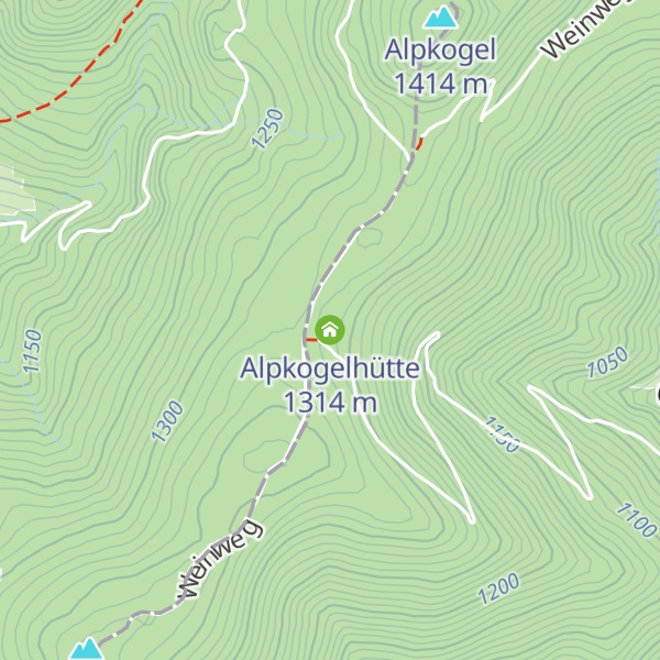 Map of Alpkogelhütte