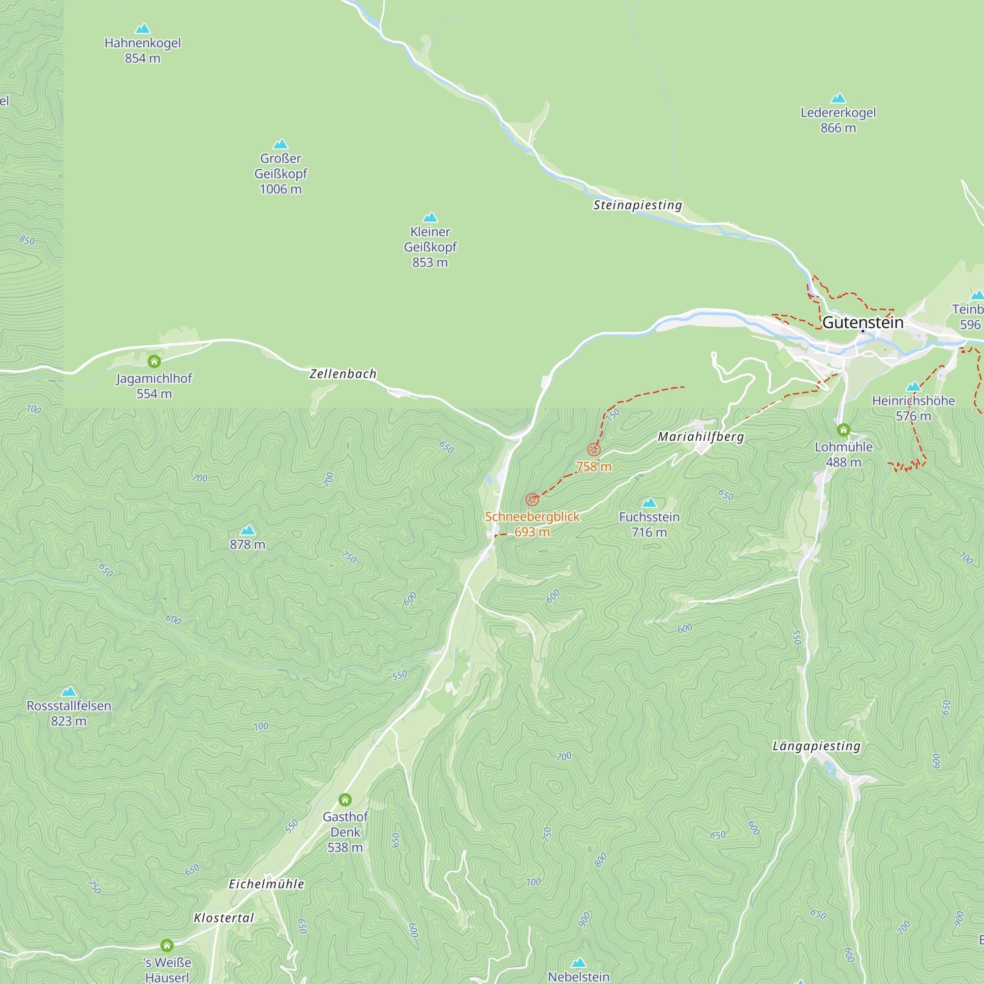 Gasthaus Kreuzhof map