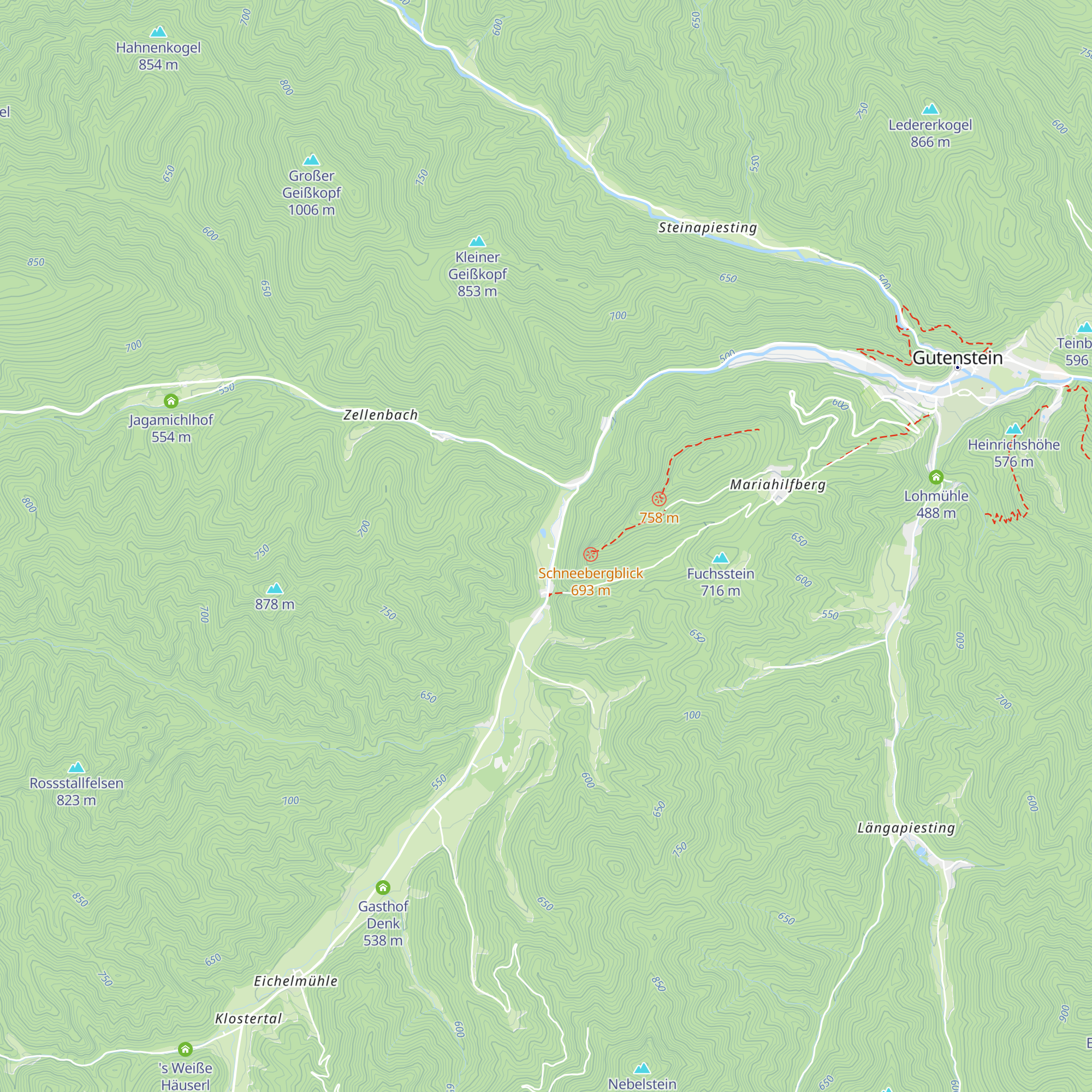 Gasthaus Kreuzhof map