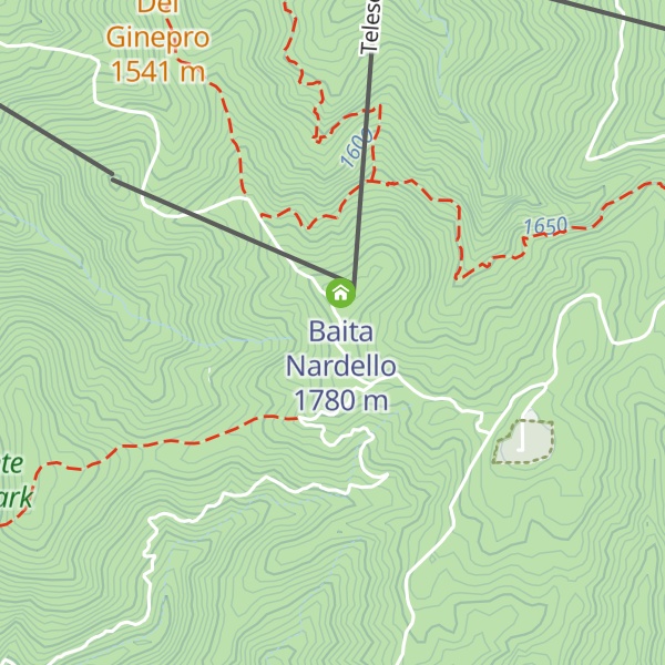 Map of Rifugio Nardello