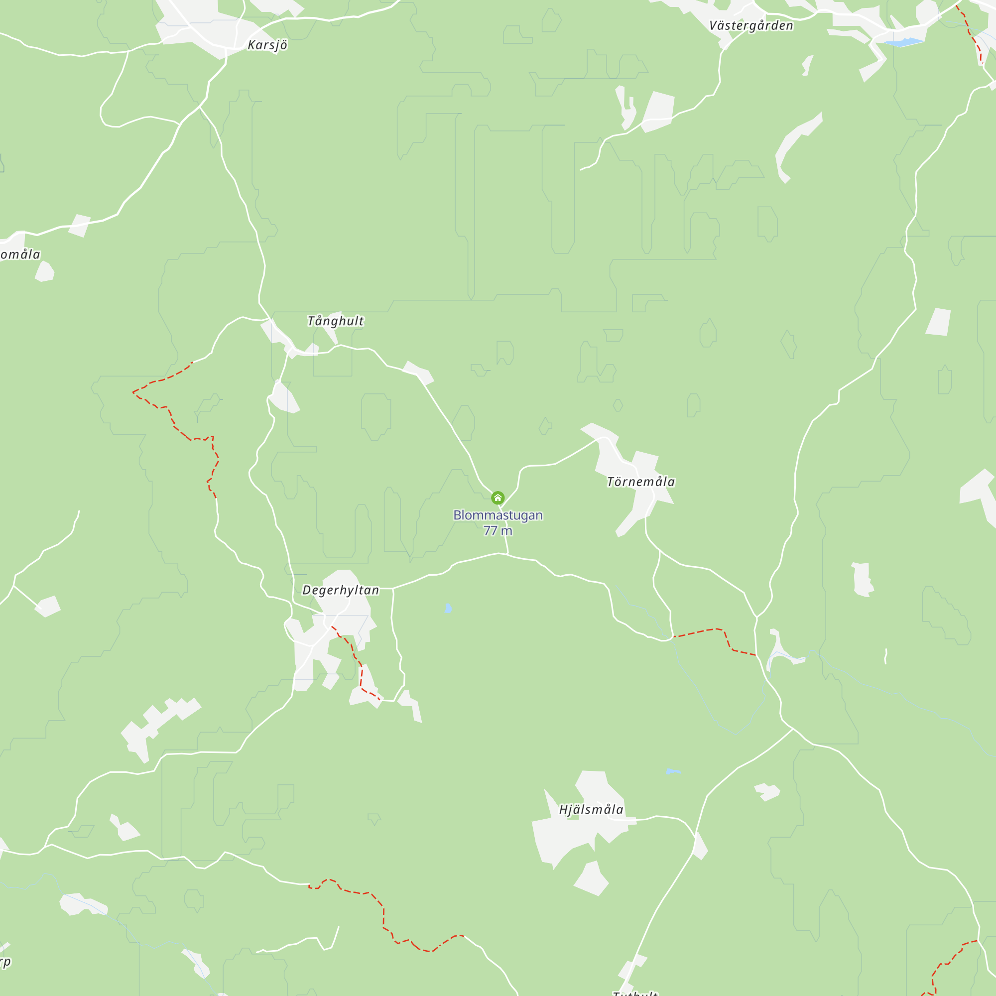 Blommastugan map