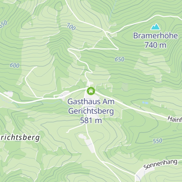 Map of Gasthaus Am Gerichtsberg