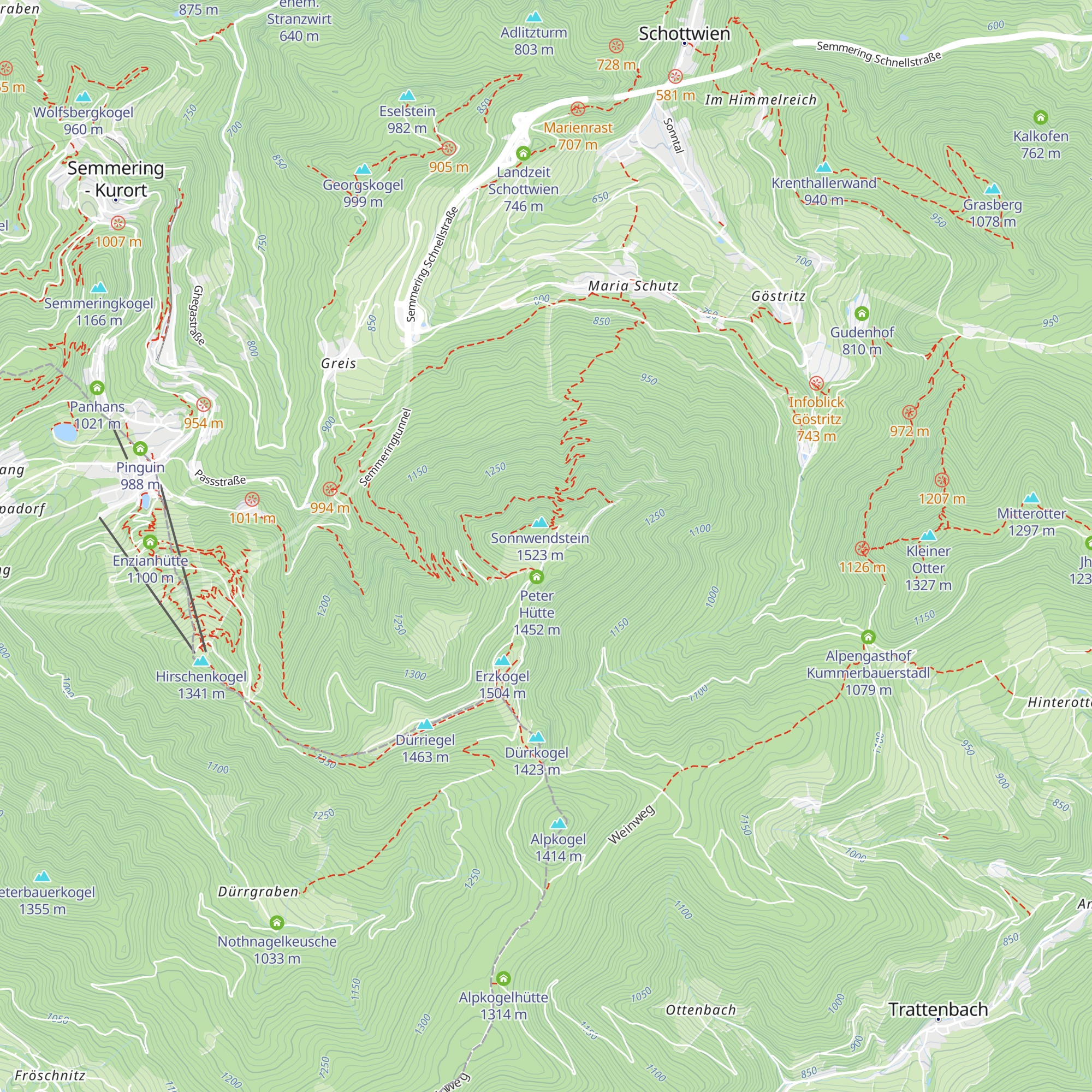 Schoberhütte map
