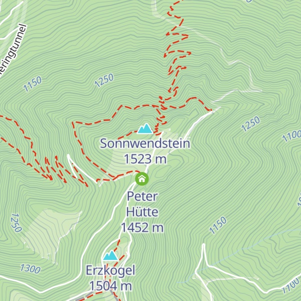 Map of Schoberhütte