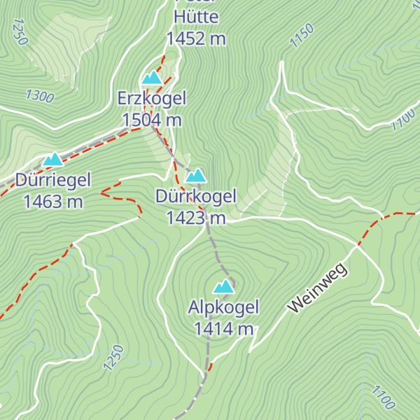 Map of Joe Doppelreiter Hütte