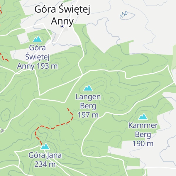 Map of Langen Berg