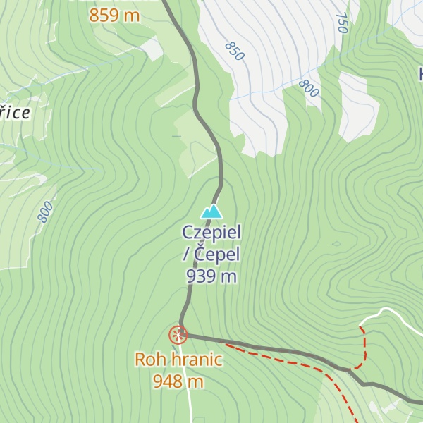 Map of Czepiel / Čepel