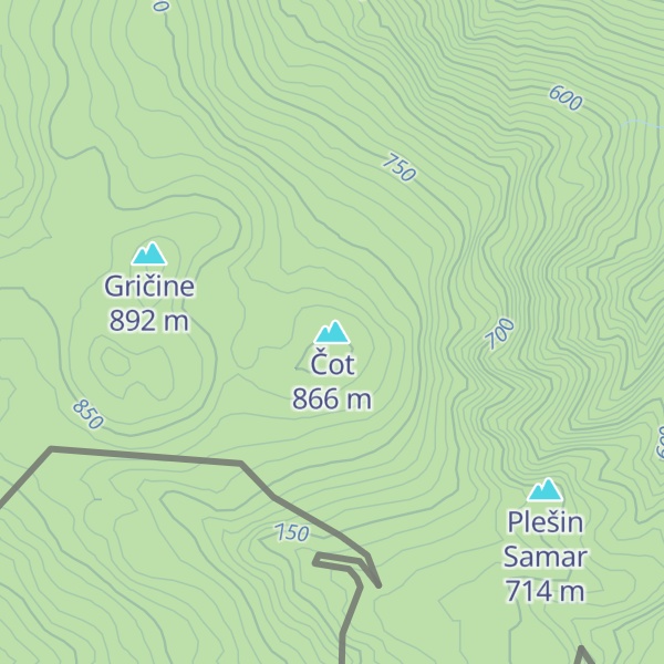 Map of Čot