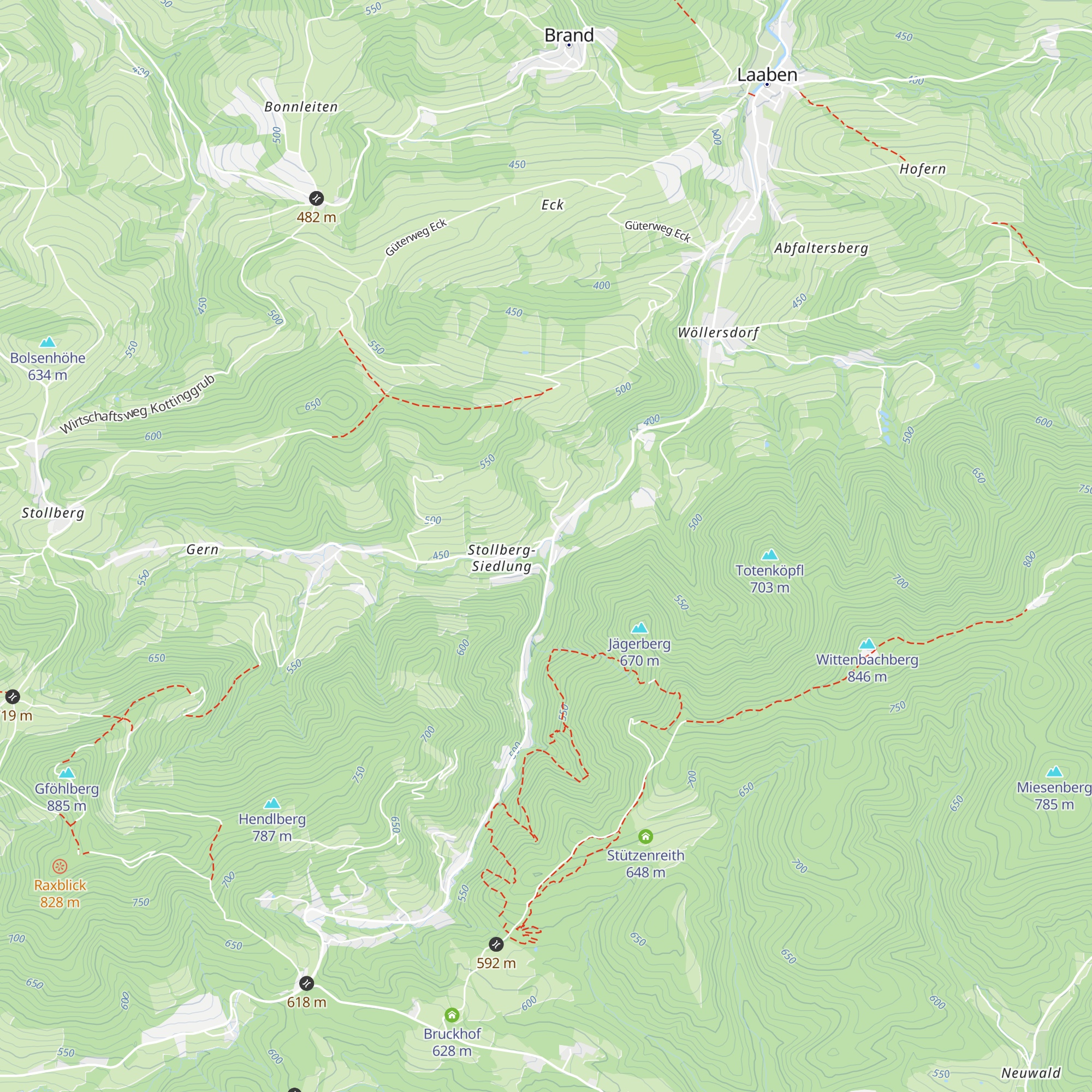 Ehem. Glashütte map
