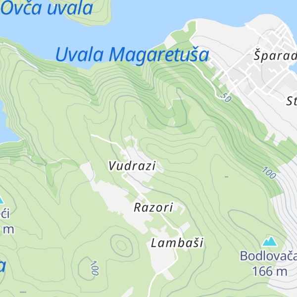 Map of Debeljak