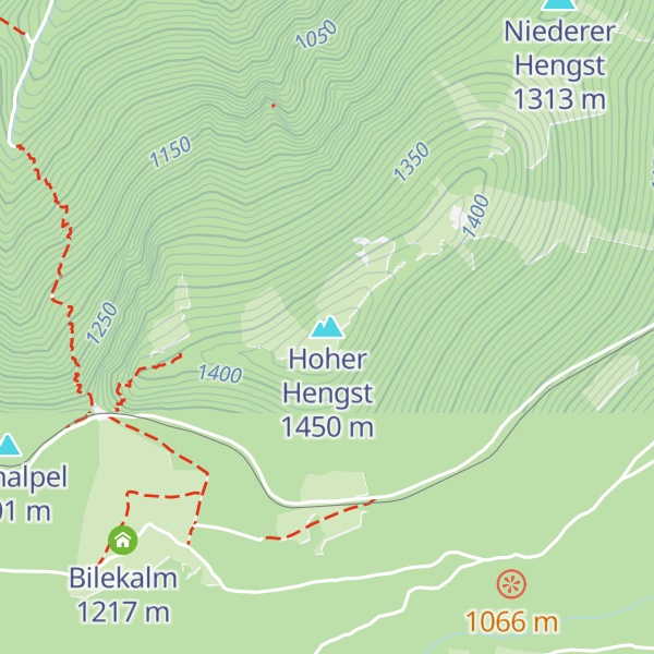 Map of Hoher Hengst