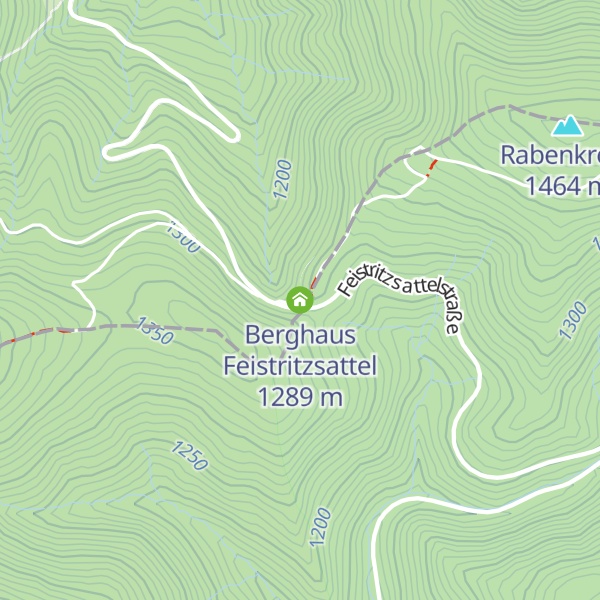Map of Berghaus Feistritzsattel