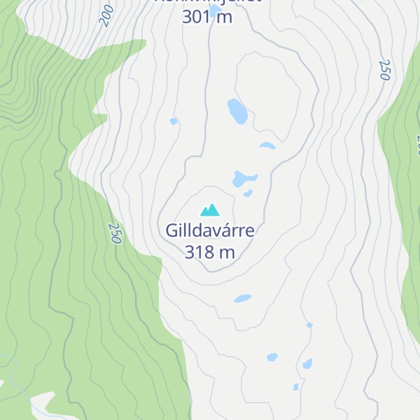 Map of Gilldavárre