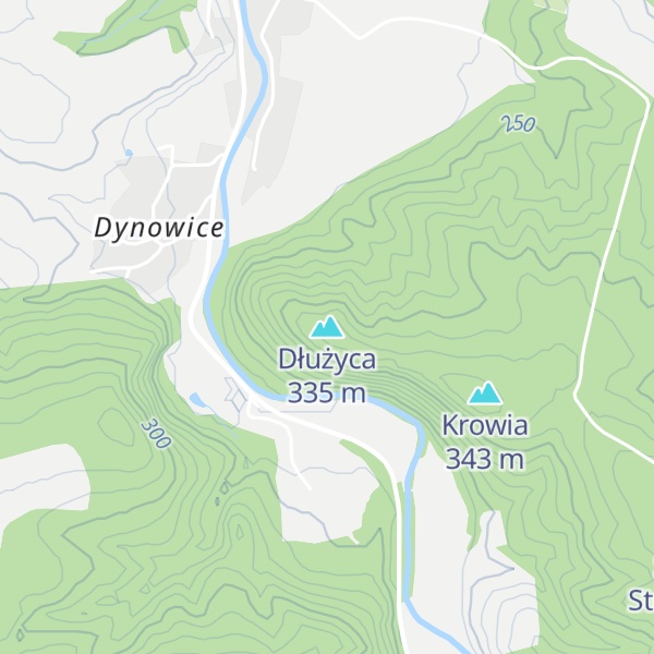 Map of Dłużyca