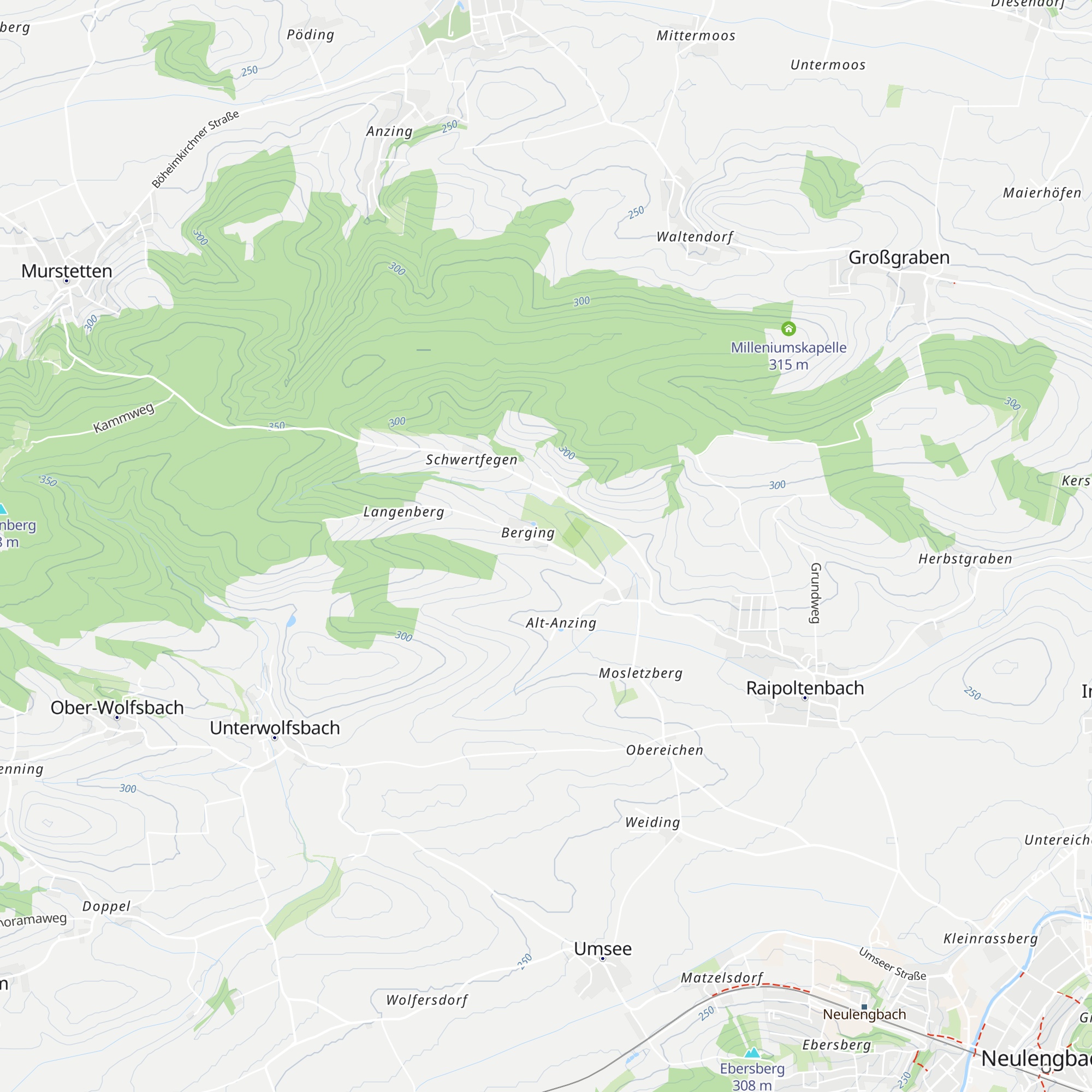 Villa Berging map
